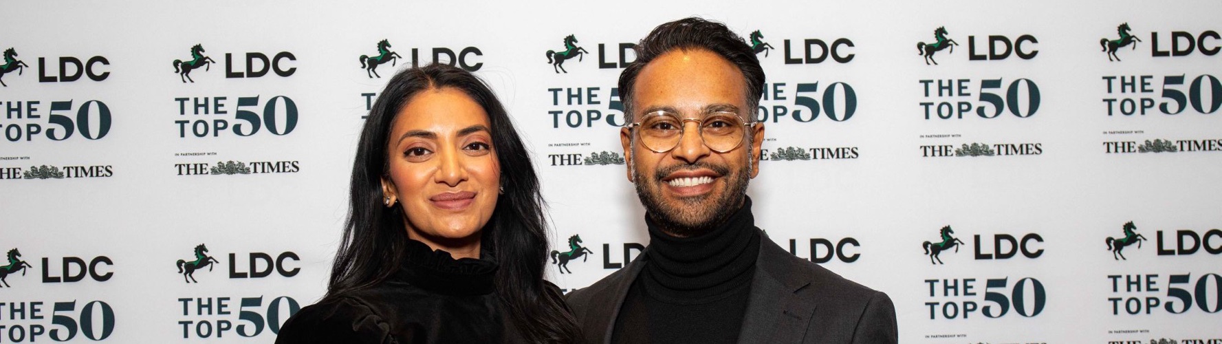 Bushra and Mohammed Sheikh at The LDC Top 50 2026 awards