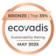 EcoVadis Bronze sustainability rating