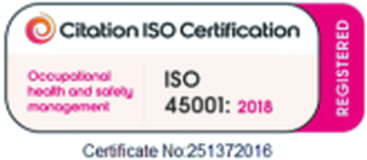 ISO 45001:2018 occupational health and safety management registered